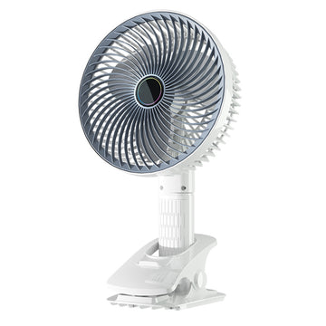 Ventilateur 18 x 29 cm 3 vitesses de ventilation multifonction 4 en 1 rotatif moteur sans balai grille dense ventilateur portable